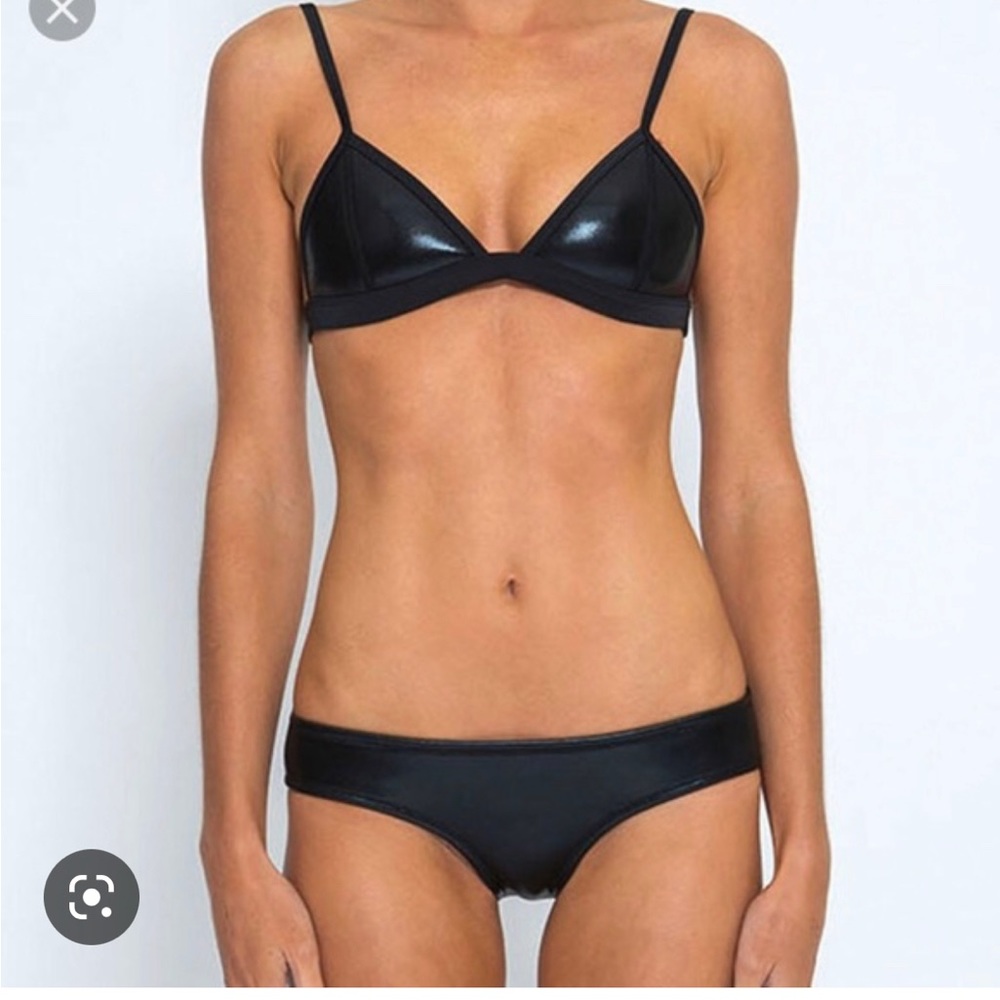 TRIANGL black neoprene bikini